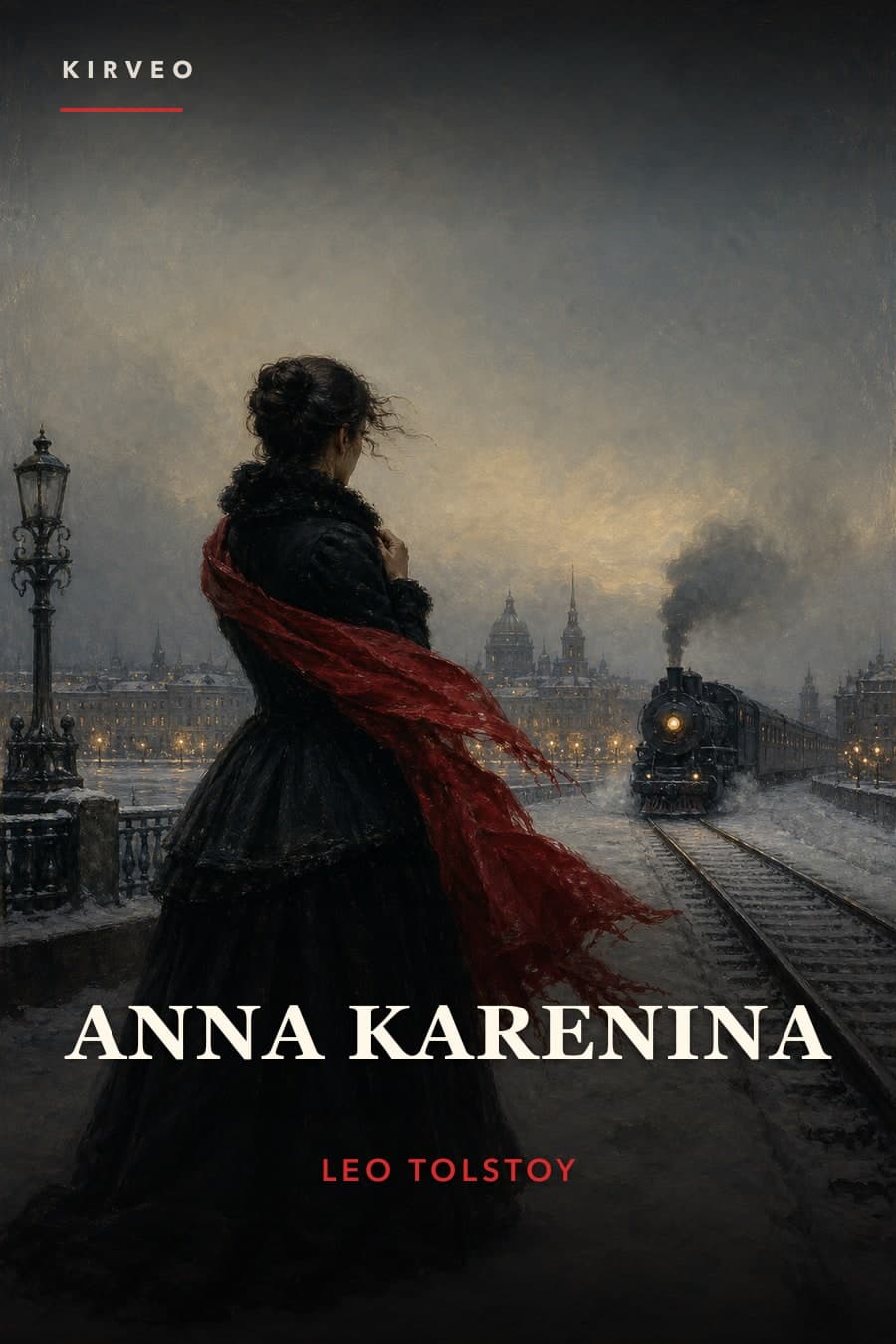 AI-designed cover for Anna Karenina