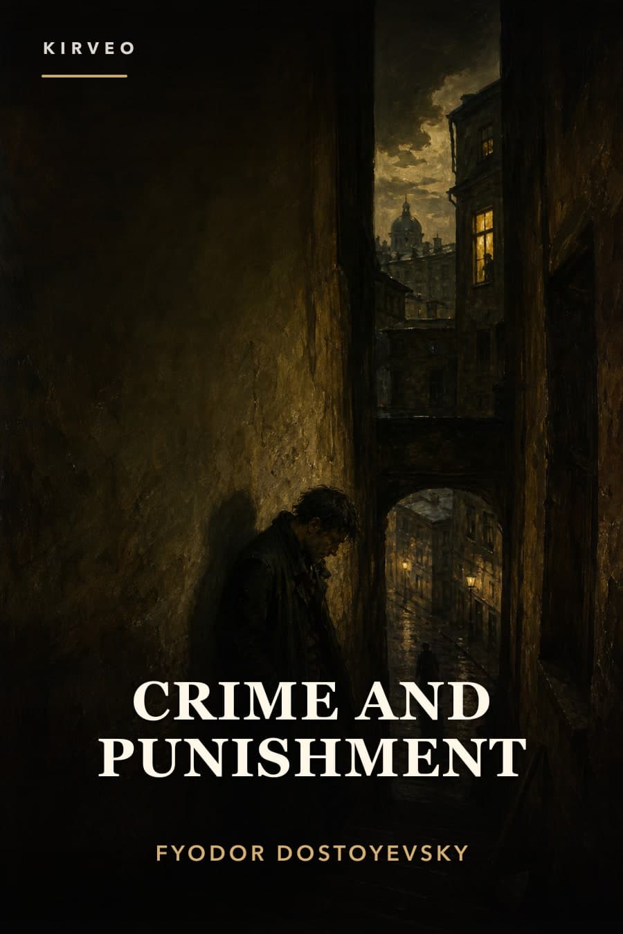 AI-designed cover for Crime and Punishment