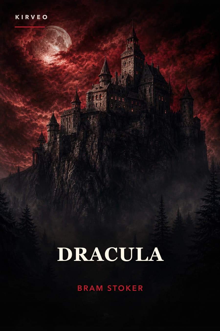 AI-designed cover for Dracula