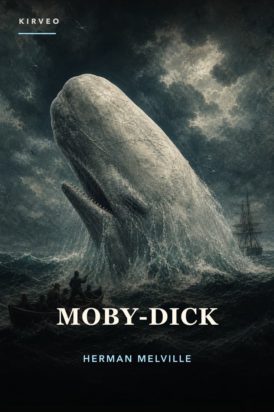 AI-designed cover for Moby-Dick