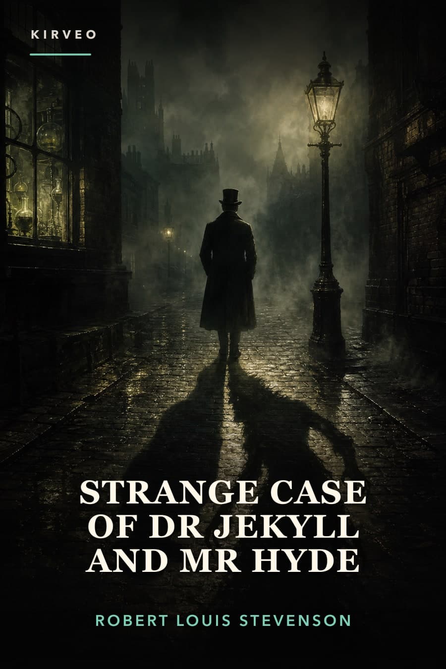 AI-designed cover for Strange Case of Dr Jekyll and Mr Hyde