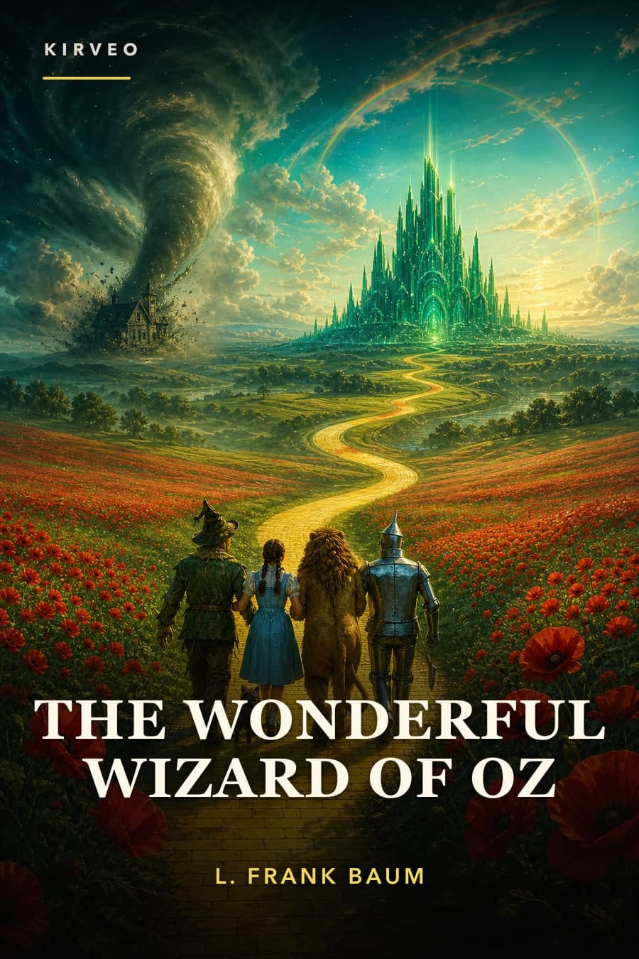 AI-designed cover for The Wonderful Wizard of Oz