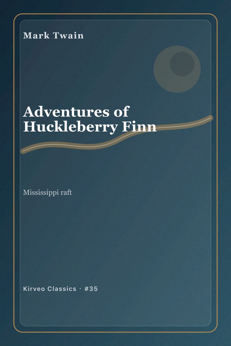 Cover for Adventures of Huckleberry Finn