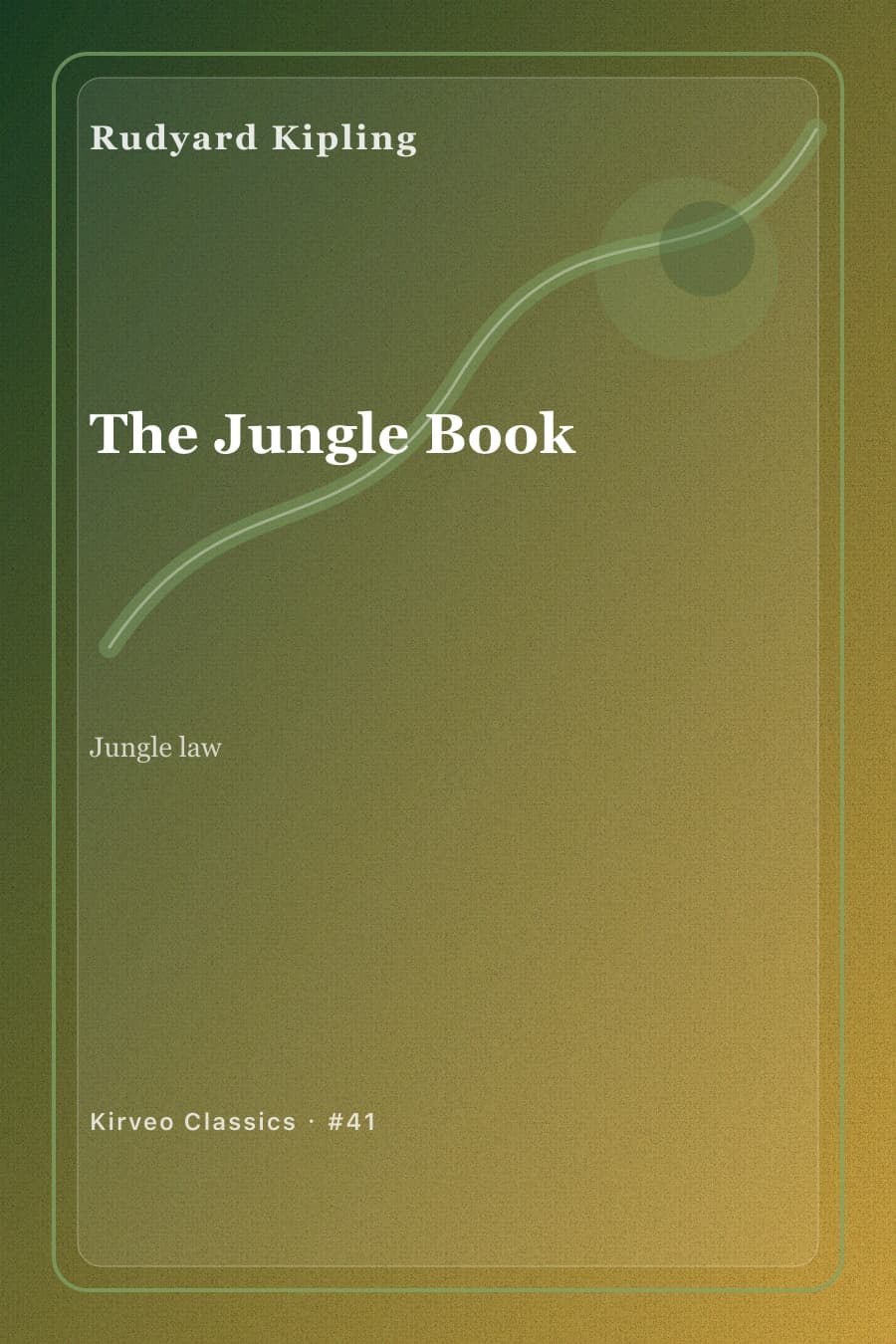 Cover for The Jungle Book